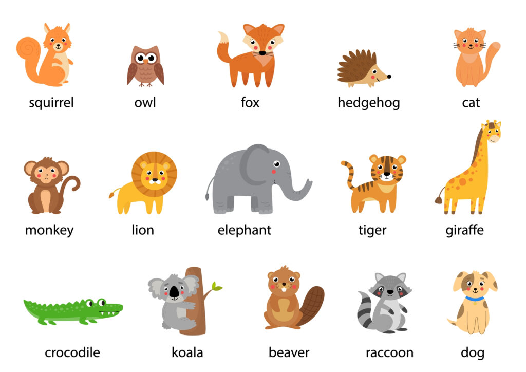 أسماء الحيوانات بالانجليزية مع الصور للأطفال