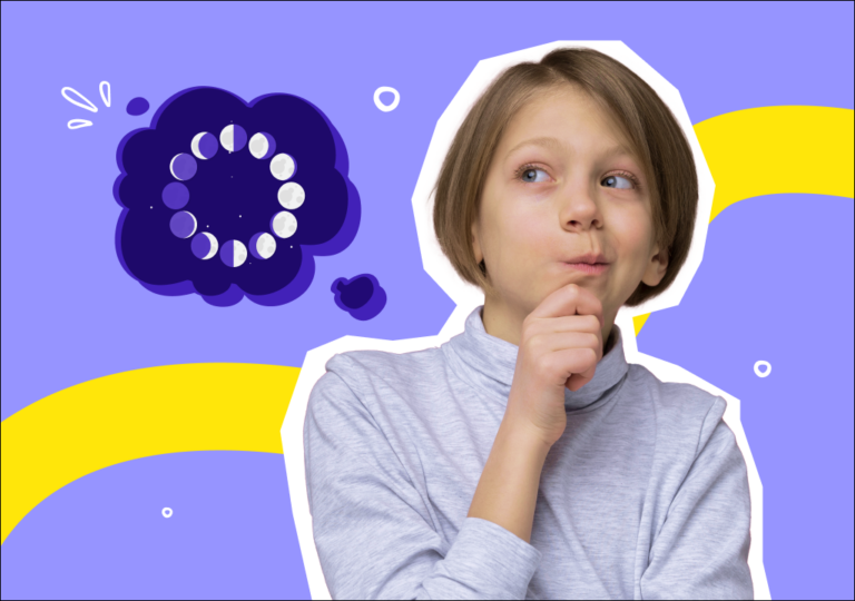 لماذا يتغير شكل القمر؟