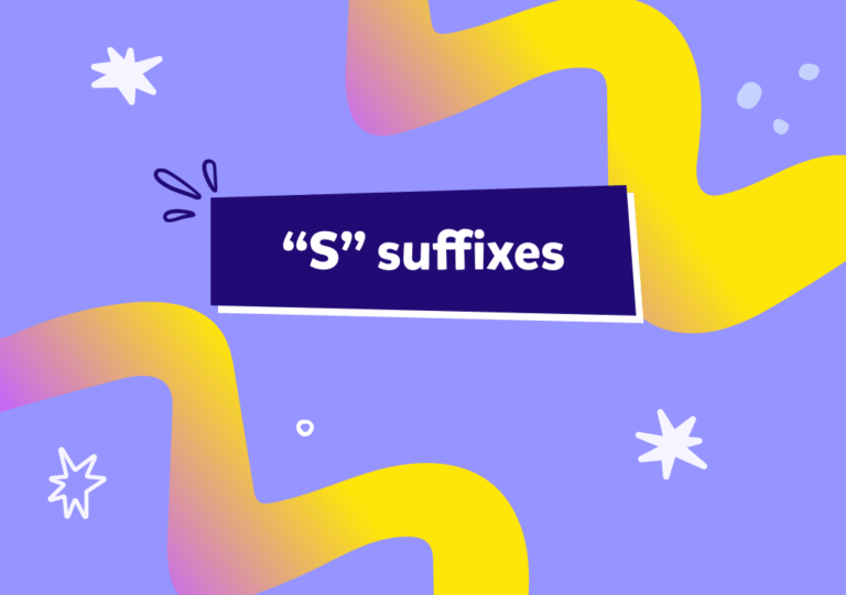 استخدام اللاحقة S في الإنجليزية