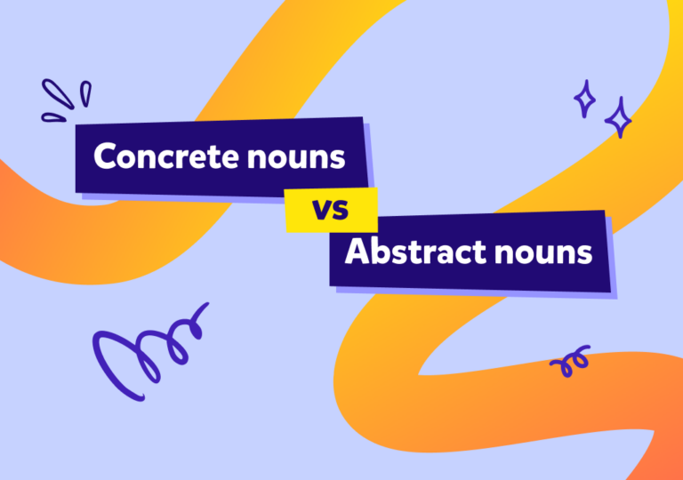 الأسماء المحسوسة والمجرّدة في اللغة الإنجليزية: شرح مبسّط مع أمثلة