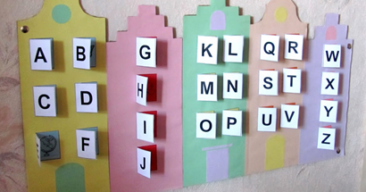 Paper houses for letters
