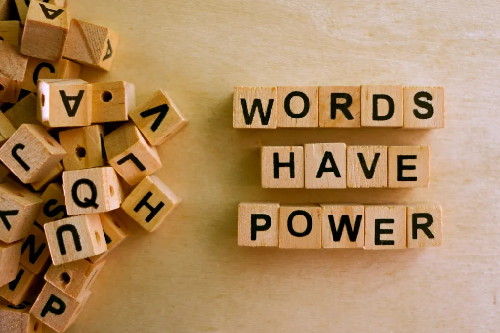 Words have power made from blocks