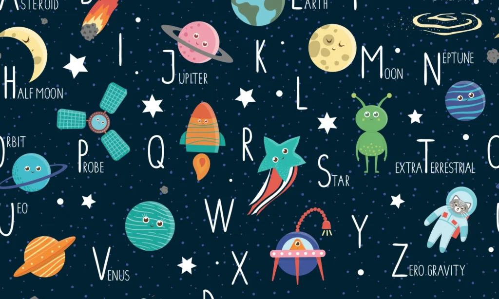 Space based alphabet