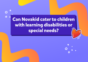 How does Novakid’s support children with learning difficulties?