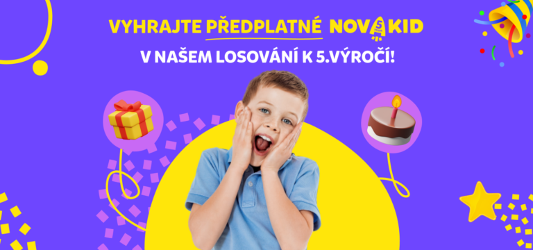Vyhrajte předplatné Novakid v naší loterii k 5.výročí!