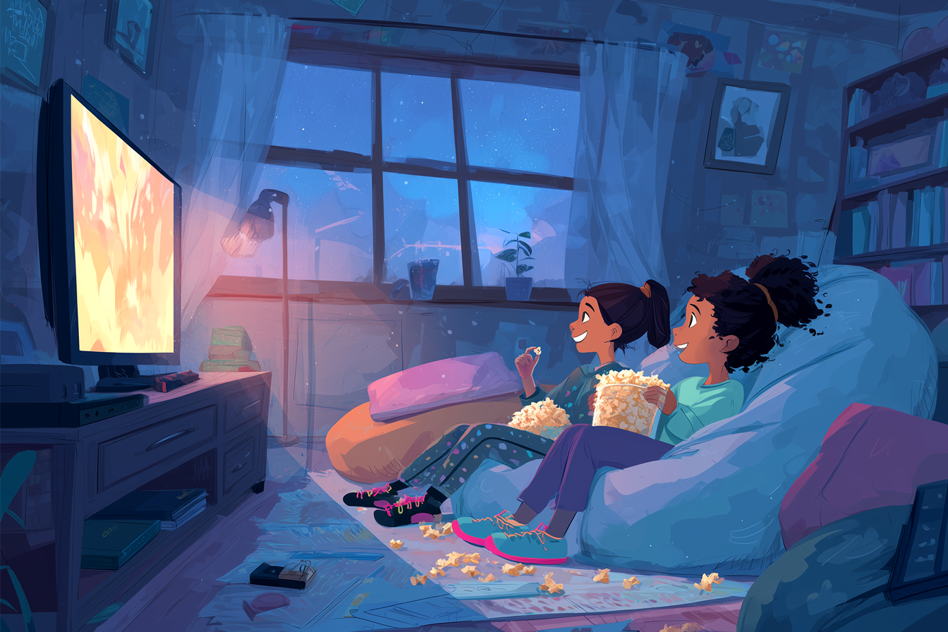 Kinder lernen Englisch mit Netflix