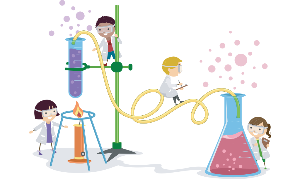 Experimentieren macht Kindern Spaß