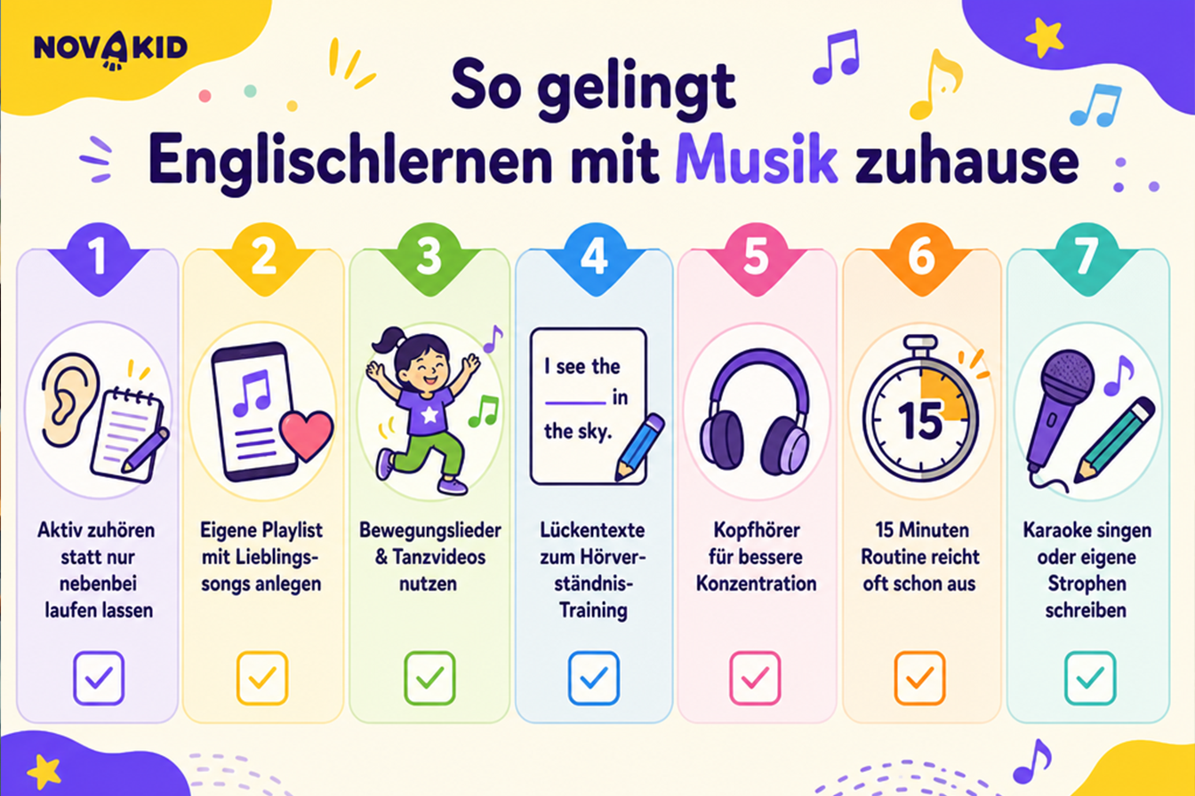 Englisch lernen mit Kinderliedern – Tipps für zuhause