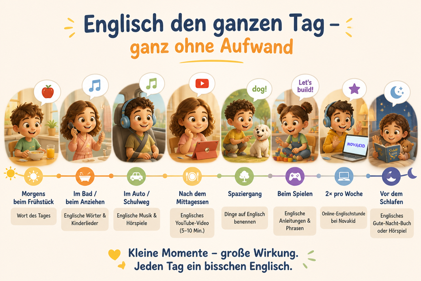 Immersion zuhause – jeden Tag ein bisschen Englisch für Kinder