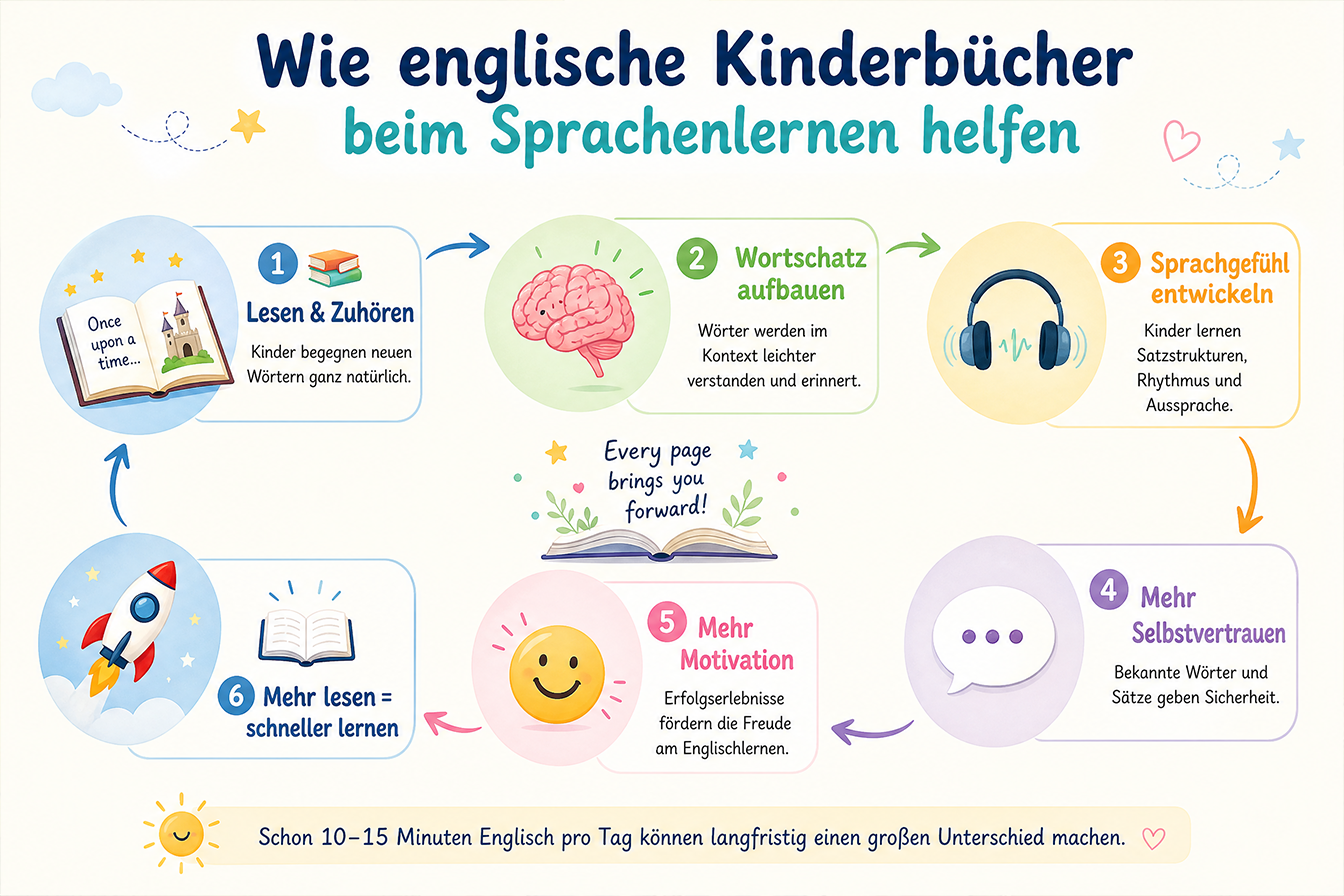 Wie englische Kinderbücher beim Sprachenlernen helfen