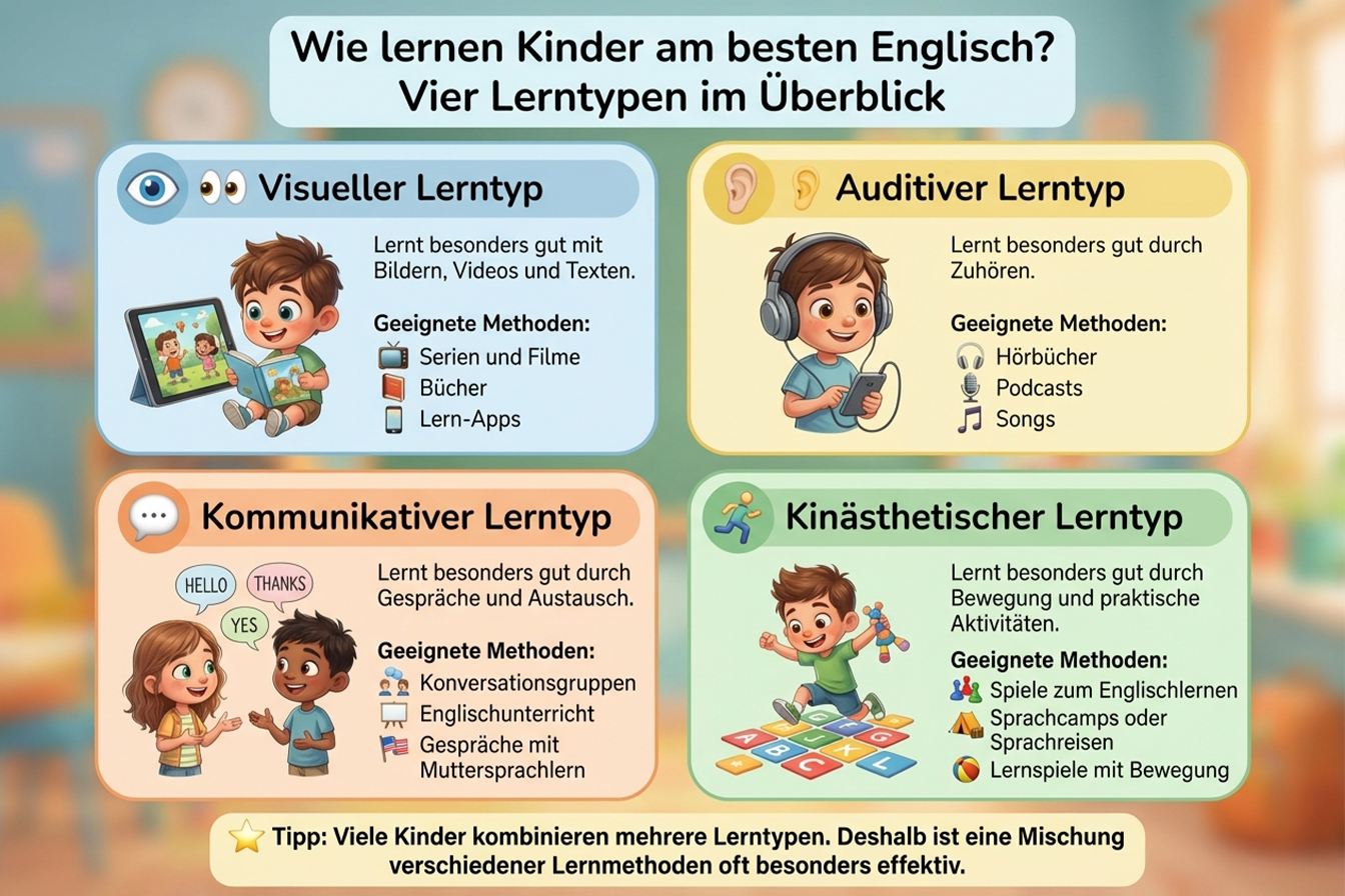 Wie lernen Kinder Englisch