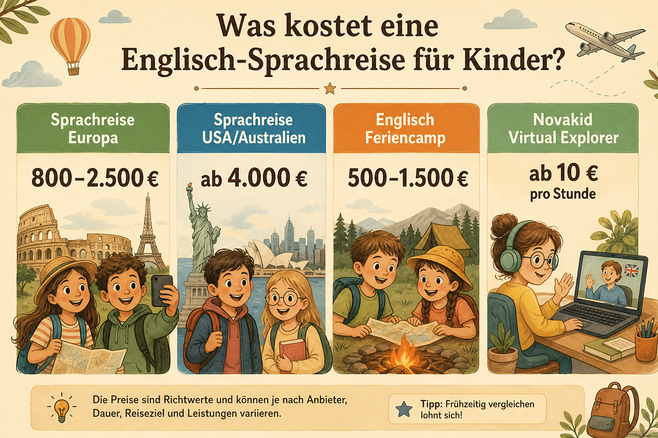 was kostet eine Sprachreise Englisch für Schüler