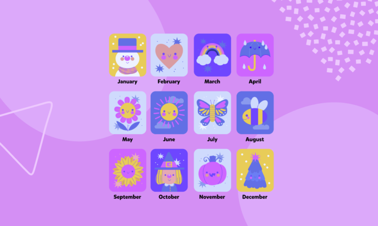 Meses del año en inglés: aprender el calendario con inglés para niños