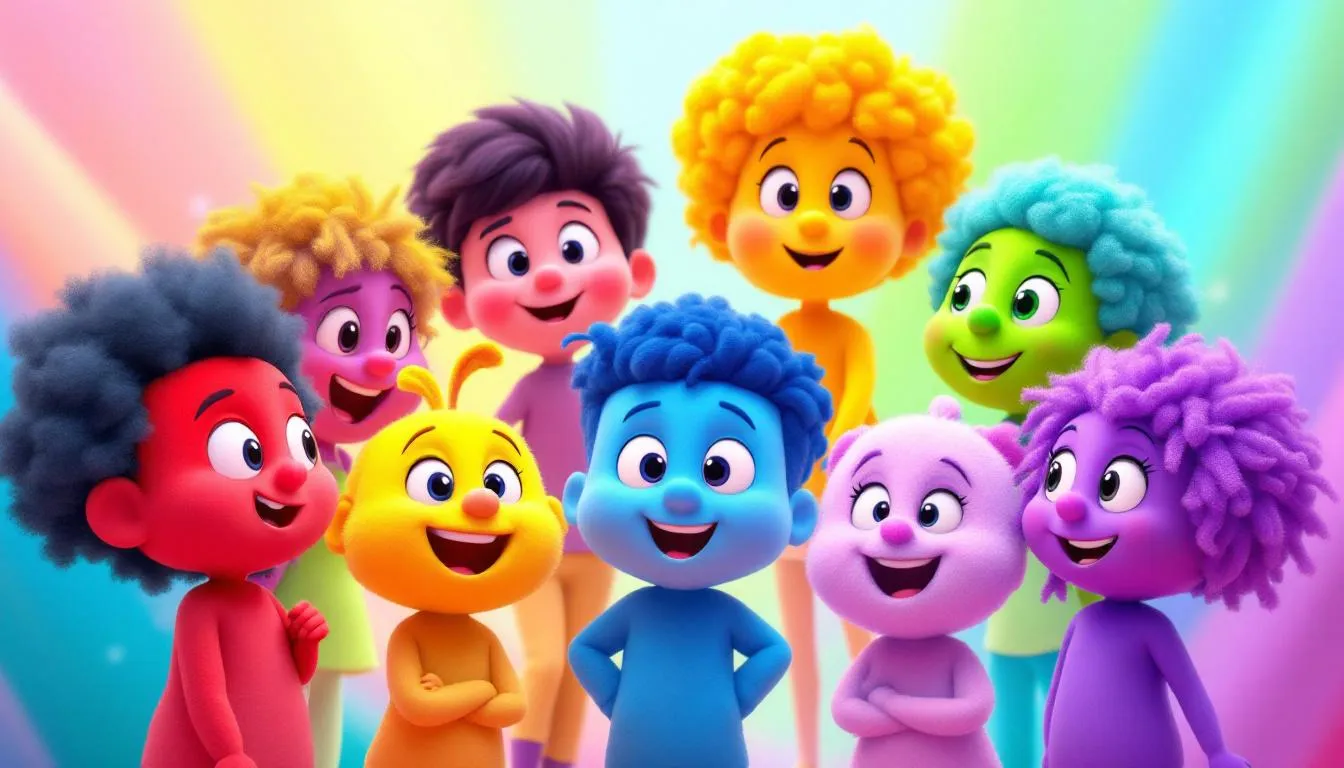 Lista de colores en inglés y español