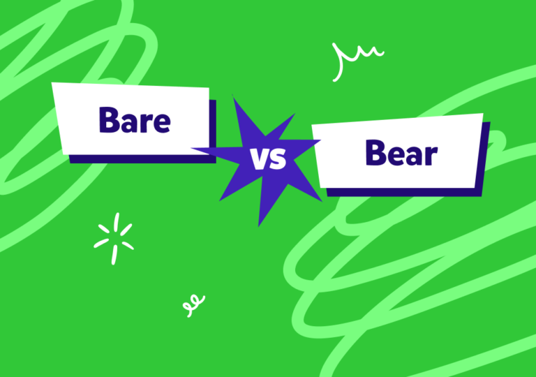 Bear y Bare en Inglés: cómo y cuándo utilizar cada uno