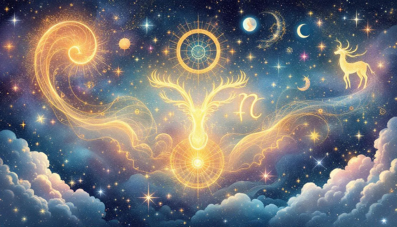 Una infografía que describe las características de los signos del zodiaco