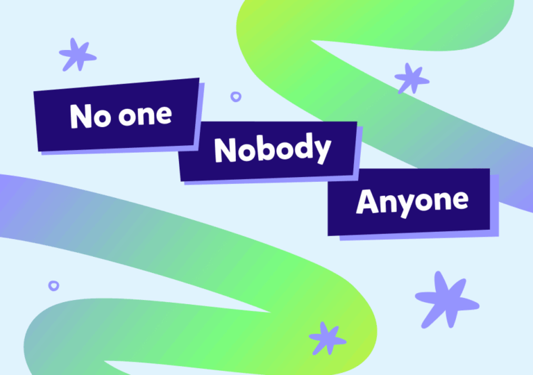 Cómo usar «somebody», «anybody» y «nobody» en inglés