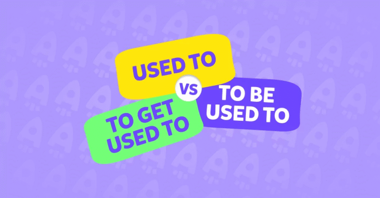 Diferencia entre «used to», «be used to» y «get used to» en inglés
