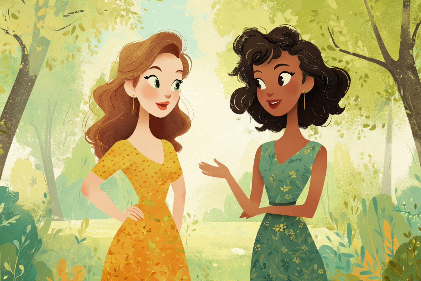 Dos personas del mismo país hablando lenguas distintas