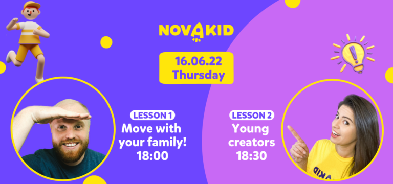 Cours d’anglais en accès libre à Novakid avec Joe et Brittani