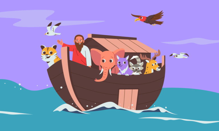 סיפור תיבת נח לילדים – מדריך לכל המשפחה