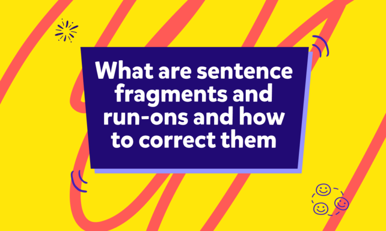 מדריך לתיקון משפטים מקוטעים ומשפטים רצים באנגלית