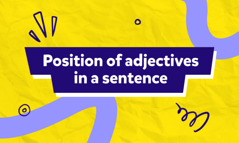 מיקום שמות תואר באנגלית: חוקים, סדר ודוגמאות