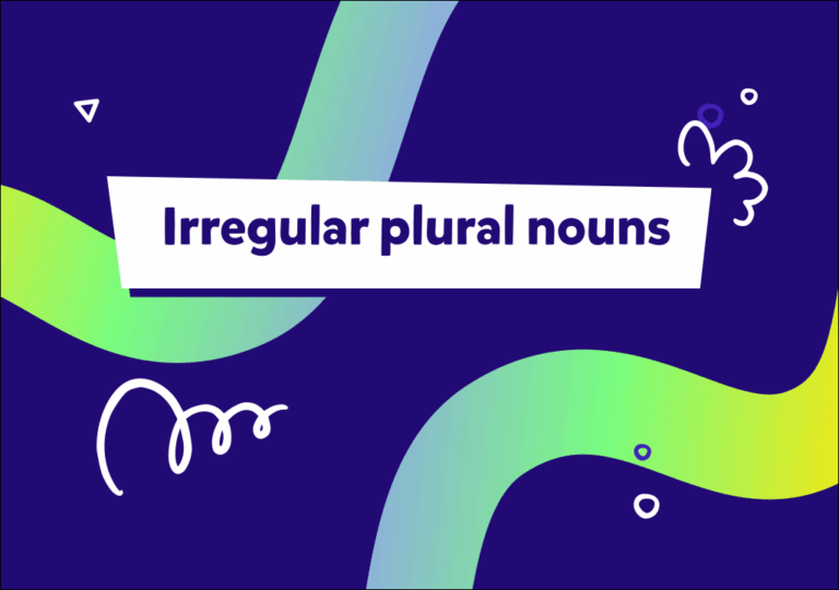 שמות עצם לא רגילים ברבים | Irregular Plural Nouns