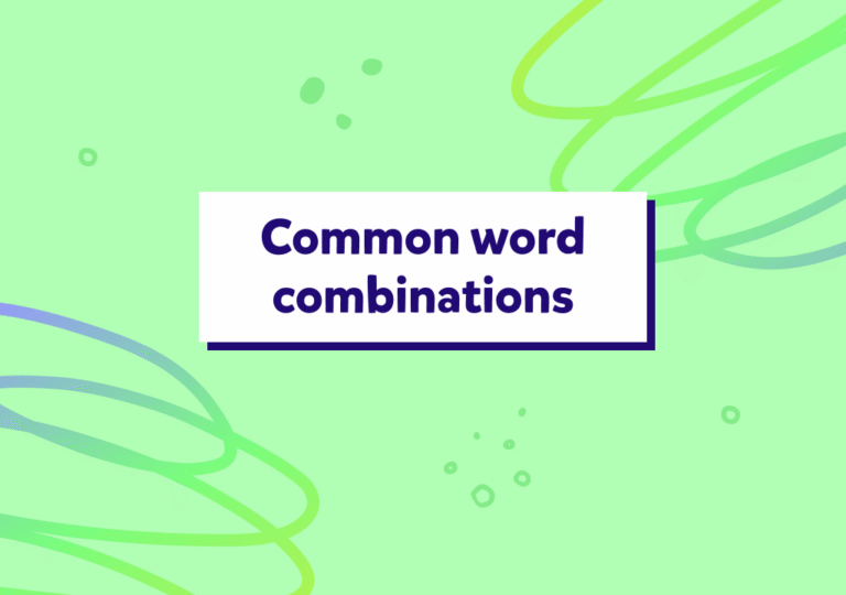 צירופי מילים באנגלית | המדריך המלא לפי נושאים