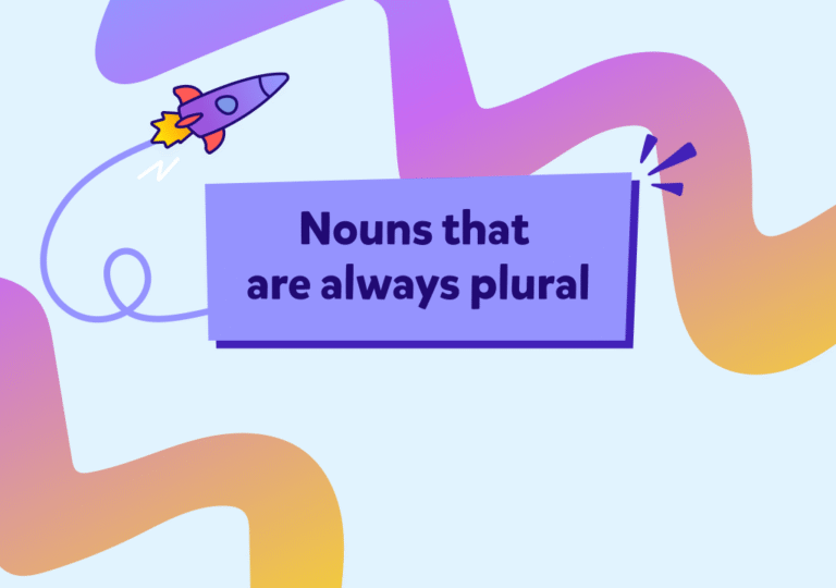 שמות עצם שתמיד ברבים  |   Nouns that are always plural