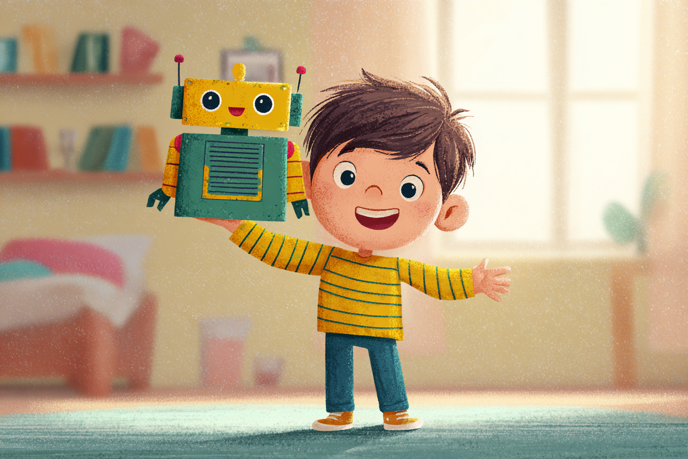 ילדים למדים באמצעות יצירה