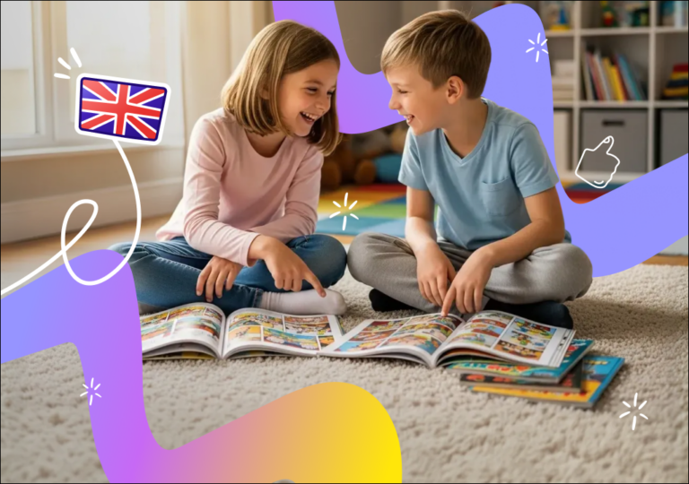 קומיקס באנגלית לילדים | הדרך הכי כיפית להתחיל לקרוא