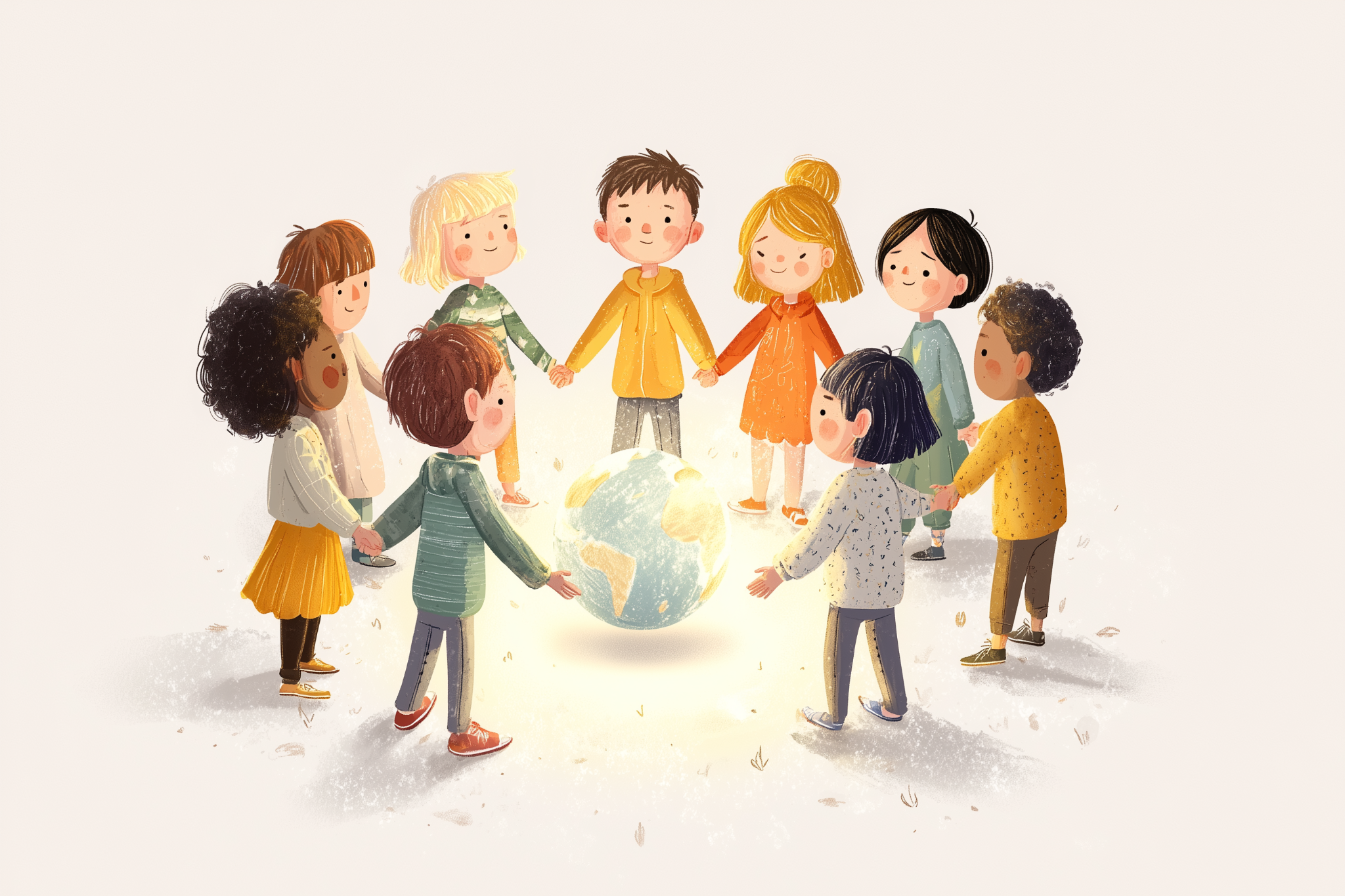 ילדים מתרבויות שונות מחוברים