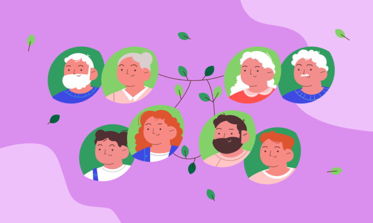 I membri della famiglia in inglese. Guida completa dai bisnonni in poi. 