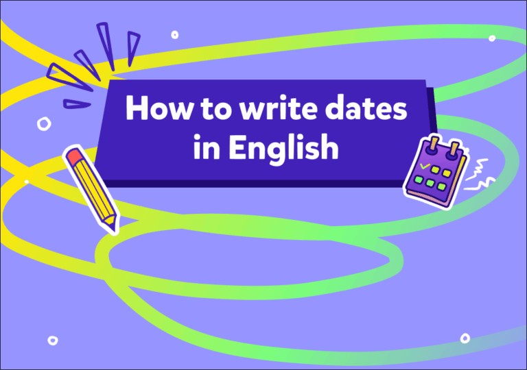 In inglese come si scrive la data?