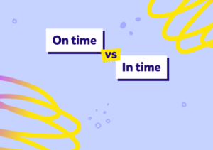 On time o in time? Ecco la differenza in inglese
