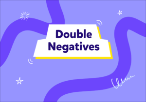 La doppia negazione in inglese