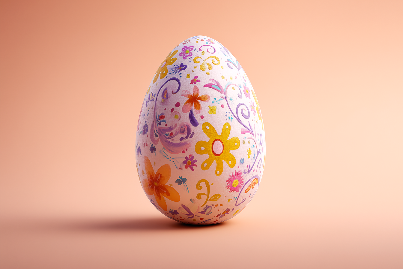 uovo di Pasqua decorato