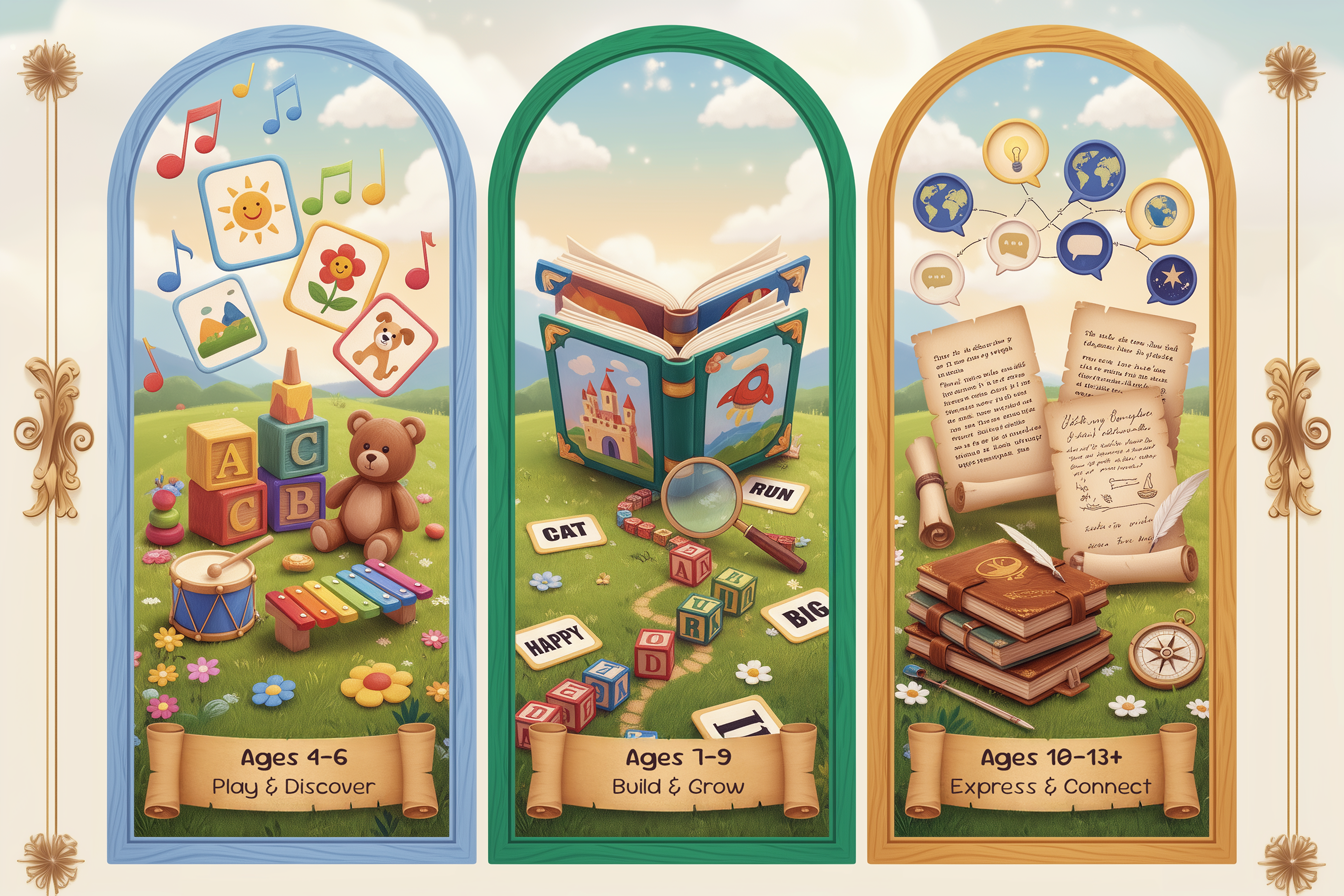 年齢別の学習プログラム