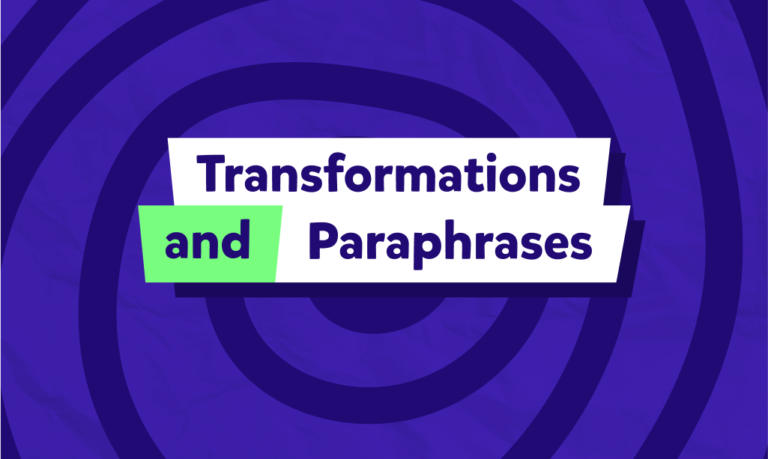 Przekształcanie zdań w języku angielskim: transformacje i parafrazy  