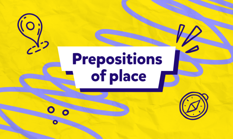 Przyimki miejsca (Prepositions of place) w języku angielskim   