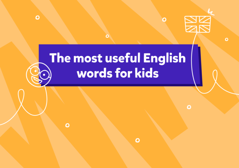 55 dintre cele mai folosite cuvinte în engleză pentru copii