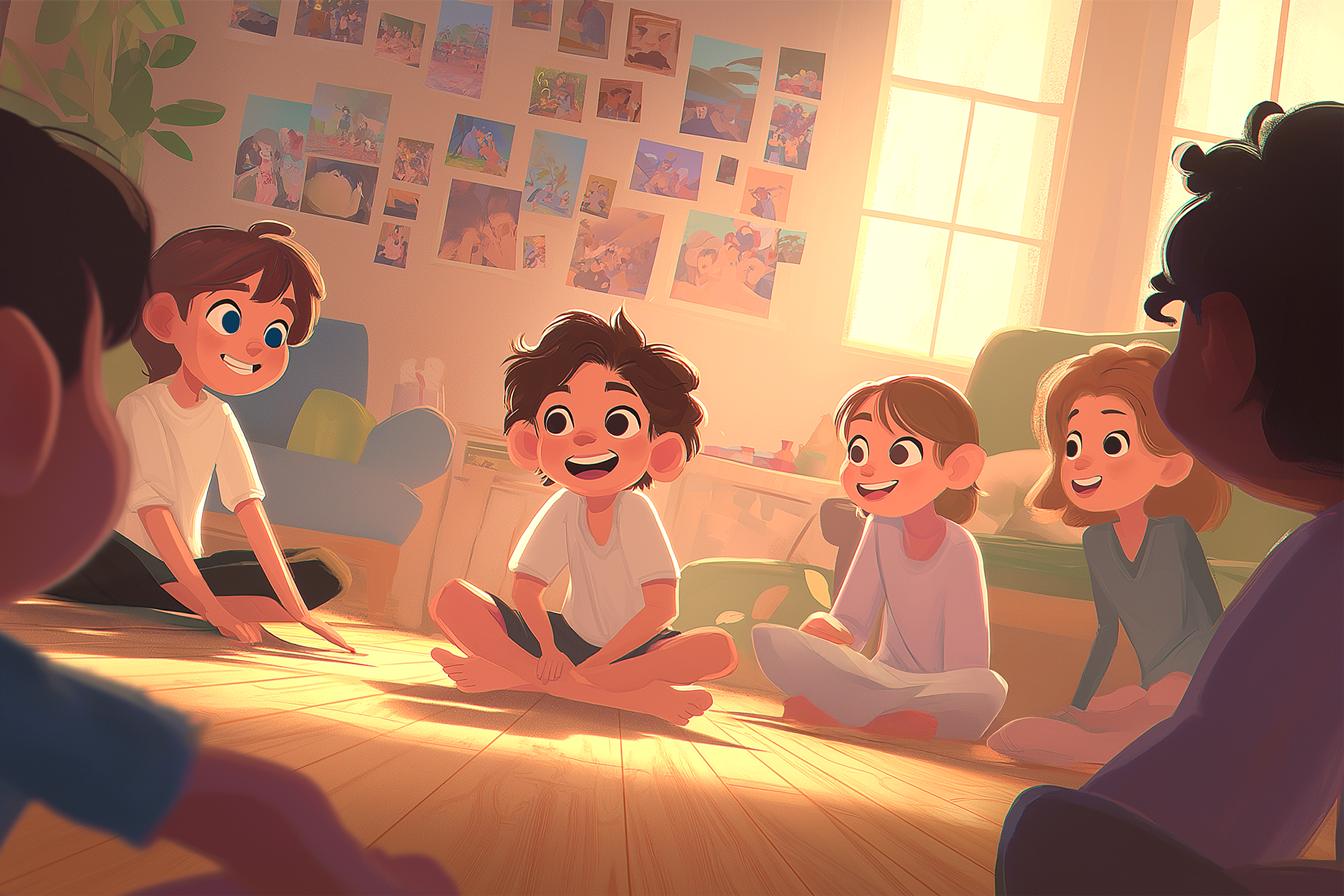 daire-seklinde-oturan-cocuklar