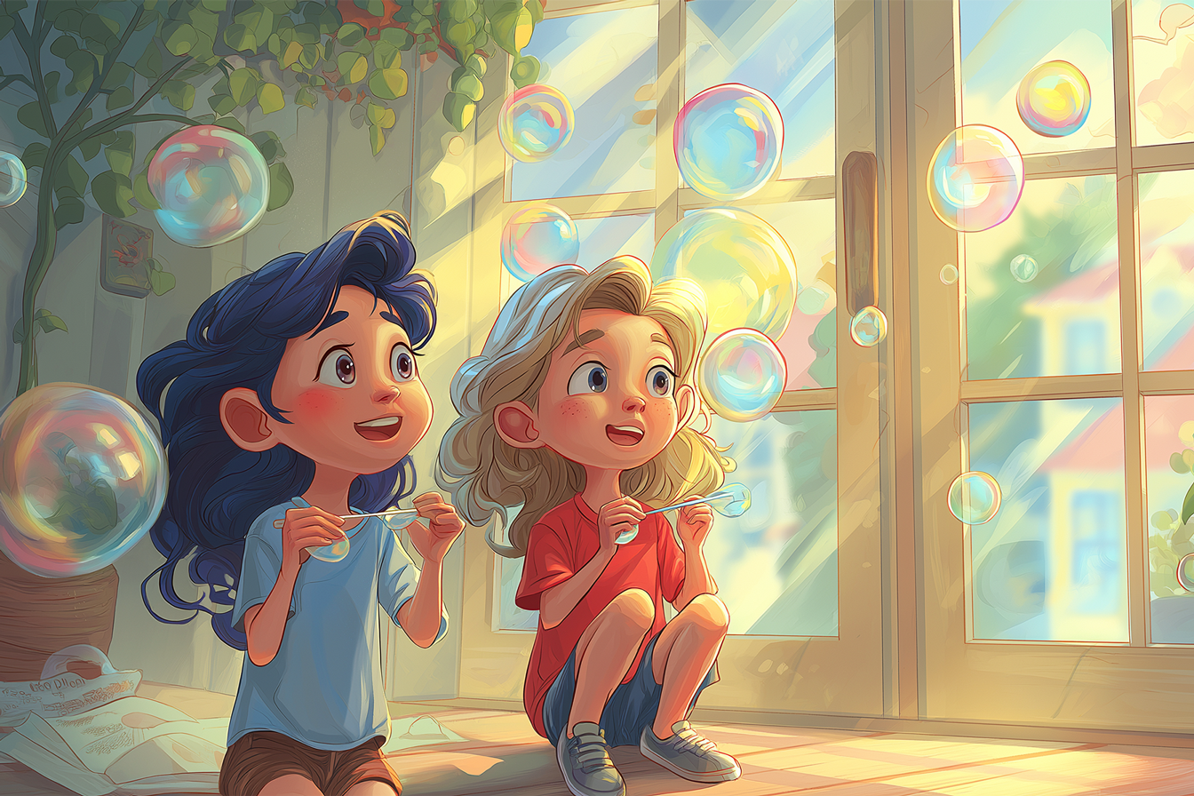 evde-baloncuk-ufleyen-cocuklar