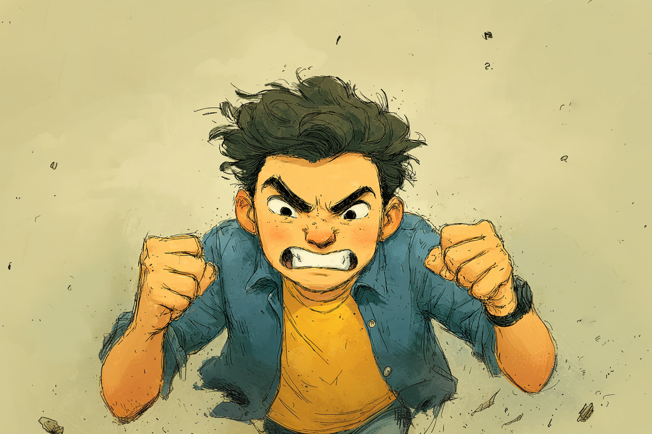 dişini sıkan kişi