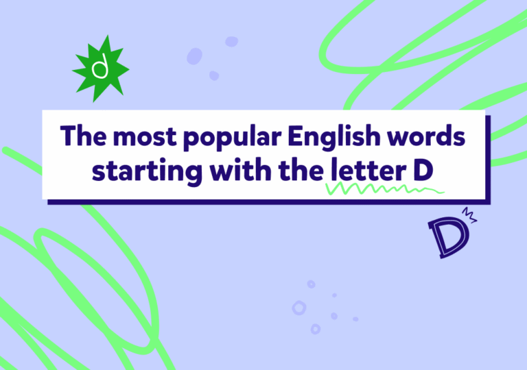 D harfiyle başlayan yaygın İngilizce kelimeler ve örnek cümleler!