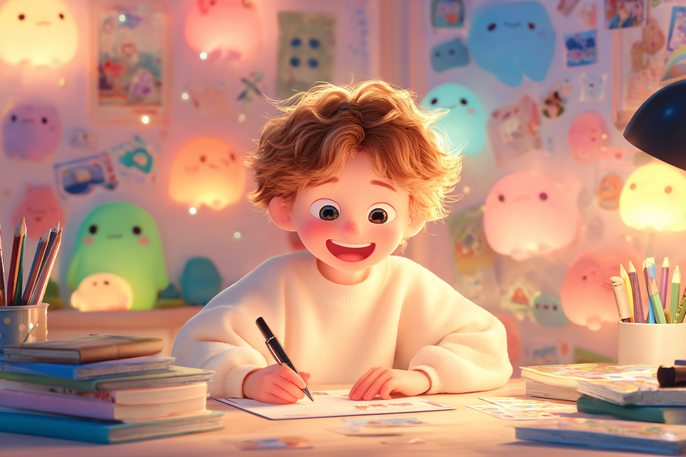 kartpostal-yazan-cocuk