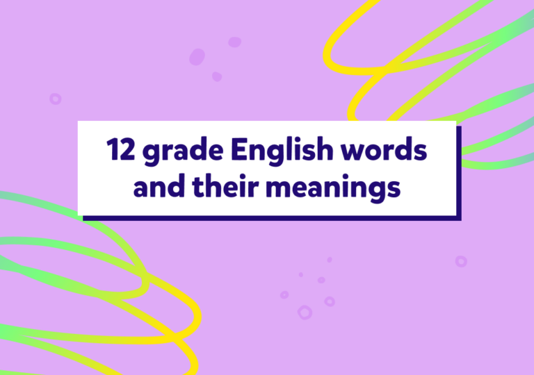 12. sınıf İngilizcesinde bilinmesi gereken kelimeler ve anlamları