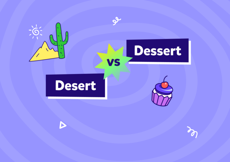 Birbiriyle sürekli karıştırılan “desert” ve “dessert” sözcüklerinin farkını öğreniyoruz!